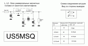 ФНЧ ППП на магнитофонной ГУ US5MSQ