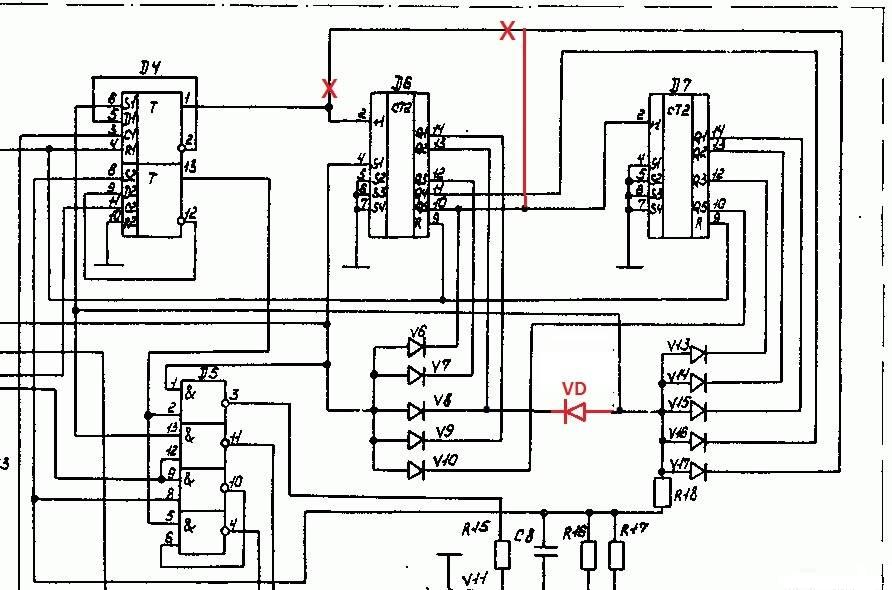 рис.5 Доработка ЦШ под ПЧ 500 кГц US5MSQ